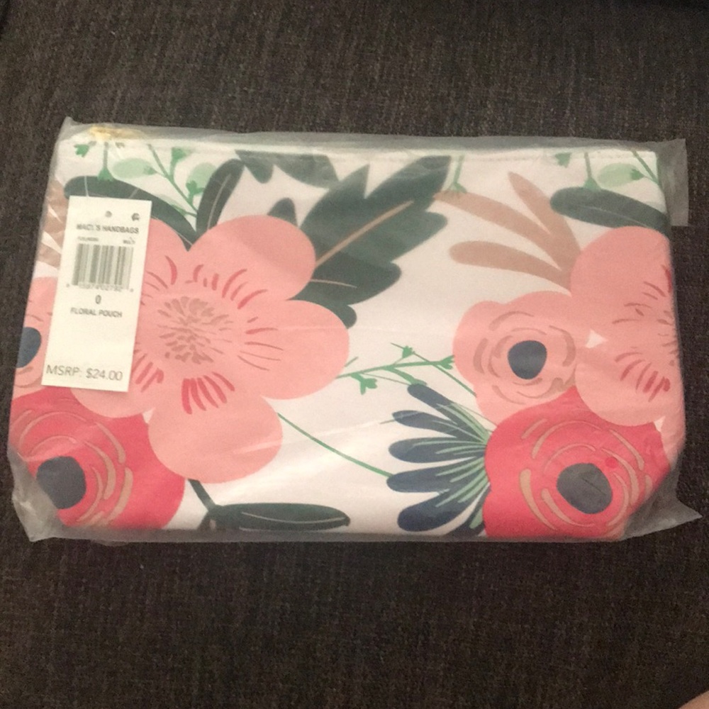 Floral Pouch / Makeup Bag